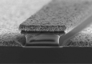aufgedampfte Metallisierung mit lift-off Lack