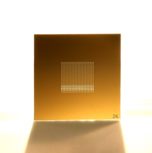 Slit made of gold for x-ray applications